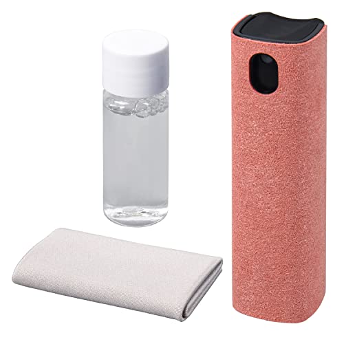 Cell Phone All-In-One Protable Screen Cleaner,Touchscreen Mist Spray Wipes Cleaner For Iphone,Ipad,Tablet,Laptop, Notebook,Computer,Tv, Pc Monitor Lcd Flat Screens,Electronic Lens Cleaner Spray,Pink #TOP6