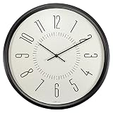 NEXTIME Luminous Wall Clock in White