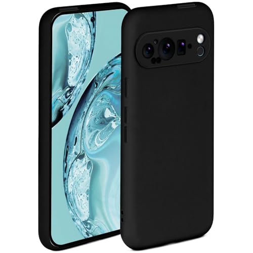 Coque silicone Google Pixel 9 Pro XL ONEFLOW souple double couche Noir mat