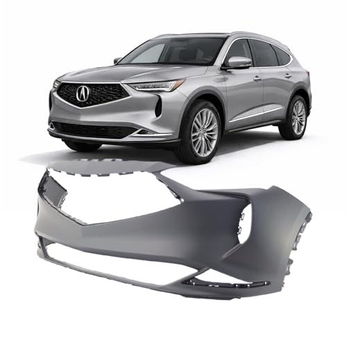Image of FitParts Compatible with Acura MDX 2022-2024 Front Bumper Cover | Primed, Ready to Paint, OEM 04711TYAA00ZZ, AC1000207
