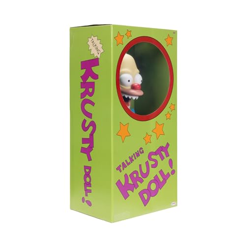Disney The Simpsons Talking Krusty Doll Plush, 16-Inches Tall Good and Evil Krusty Pull String Doll Toy, from The Classic Treehouse of Horror III Episode by JAKKS Pacific - Image 5