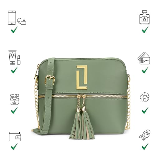Image of Lavie Luxe Women's Tiara Crossbody Sling Bag | Ladies Purse Handbag | Gift for Women
