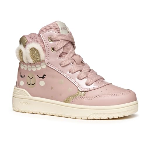 Geox JUNIOR J WASHIBA Girl Sneakers Old Rose/Platinum 29_EU – Ansicht 2