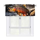 Rendimiento del producto: con una impresión delicada, tiene propiedades de filtrado de luz, permitiendo que brille un poco de luz. La parte superior de la cortina viene con un bolsillo para barra de 3 pulgadas, que se adapta a la mayoría de barras estándar o barras de cortina decorativas para una fácil instalación