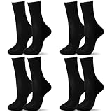 Jeyiour 4 Pairs Anti Blister Cushion Heel Padded Socks...