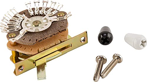 Fender® 5-way / 4-pole switch Discrete pickup switch for Stratocaster®, nickel