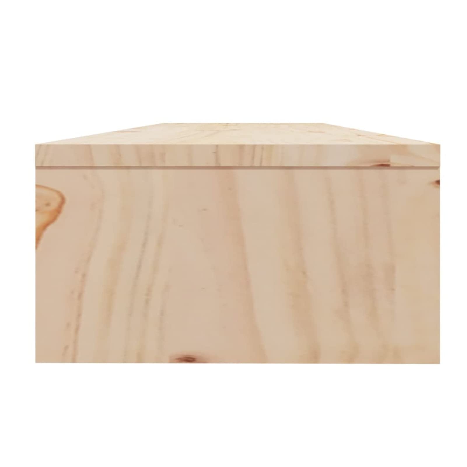 Chusui Supporto per Monitor,Supporto per Monitor da Scrivania,Supporto per Monitor PC,Supporto per Monitor 100x24x13 cm in Legno Massello di Pino