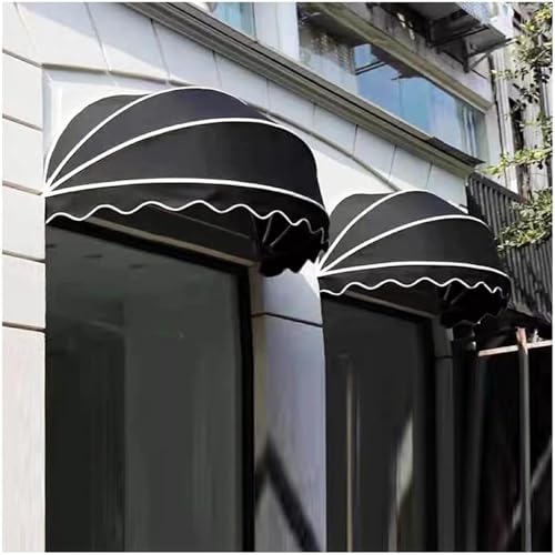 Toldo retráctil para patio con lona de cúpula impermeable 4