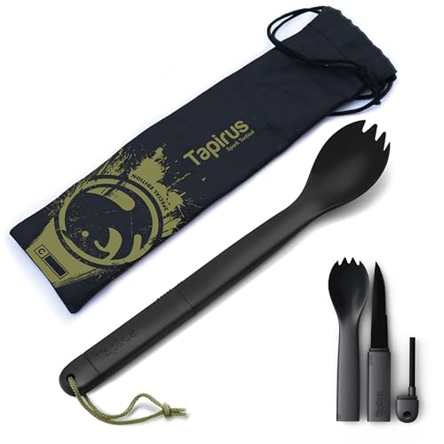 Tapirus Spork Tactical Special Edition Black | BPA Free Spoon