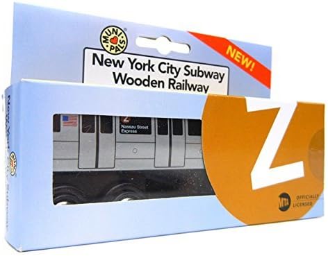 Miniatura 3 de Munipals MP01-110Z Tren de metro de madera Nueva York MTA Z Nassau Street Express