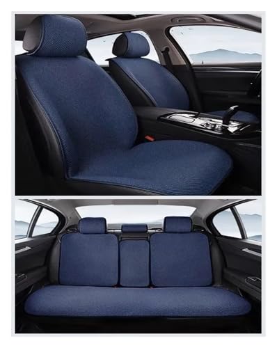 Housses de siège auto universelle en lin bleu pour vos départs en vacances