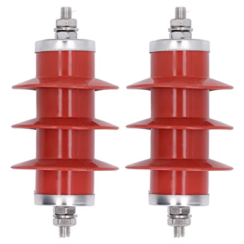 Zerodis 2 PCS Arrestor, 15KV Electric Fence Arrester Power Grid Protector High Voltage Arresters Garden Fence Accessories 0.7cm Male Thread