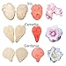 12set Gumpaste Flower Silicone Veining Mold-Fondant Flower Veining Mold,Gum Paste Flower Tools,Sugar Paste Flower Cake Decorating Tool for Peony Rose Lily Daisy Hydrangea Wedding Flowers