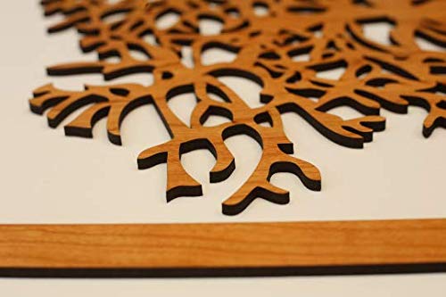 Skyline Workshop Tree Of Life Cherry - 3 Panel Wood Wall Art - Beautiful Living Room Decor - Stunning Modern Art - Made In The Usa #TOP4