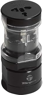 محول طاقة للسفر، محول قابس دولي، اسود