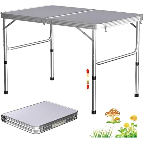 Table de camping pliante Lucn 90 cm Cover