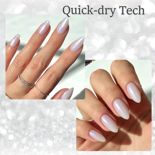 Image of AZUREBEAUTY 18ml Shimmer Pearl Chrome Nail Polish