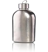 Amazon.co.jp: チタンウォーターボトル スキットル 680/1000ml 単層