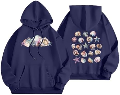 Womens Sweatshirts,Oversized Sweatshirts for Women Letter Print Graphic Hoodies Casual Long Sleeve Pullover Tops