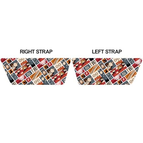 Harry Potter Cute Squares Unisex Adult Slides Adjustable Flip Flop Sandals Officially Licensed Hypd Slydr Switch™2