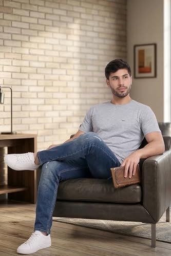 Image of EXCELLO Men's 100% Pure Cotton T-Shirt || Super Soft, Breathable, Premium Material.