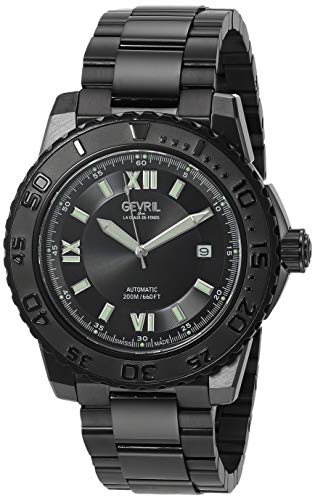 Gevril Automatic Watch (Model: 3122B), Black