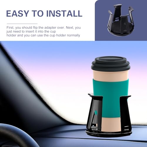 Adaptador portavasos para carro Teybouk 2 piezas miniatura 7