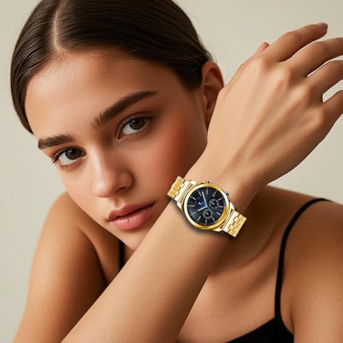 Image of Kai Tian Stainless Steel Watch Band 20 21 22 24 26 18mm for Men Women Solid Watch Bracelet Strap with Deployment Double Lock Black Silver Blue Grey Rose gold