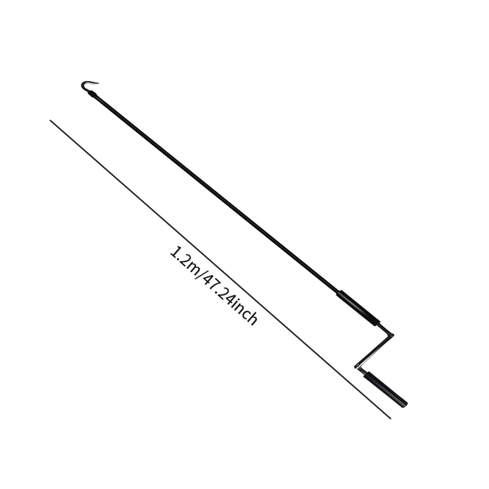 MagiDeal Manivelle de remplacement pour store, tige de store enrouleur pour terrasse extérieur