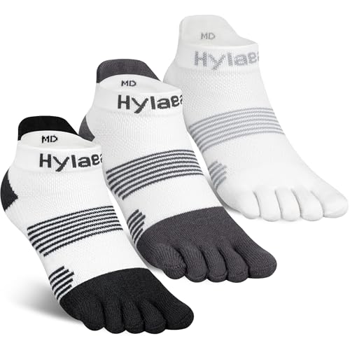 Image of Hylaea No Show Running Athletic Anti-Blister Wicking Coolmax Socks, Seamless Anti-odor
