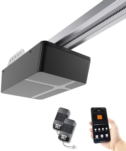 Schartec Prime 600 Garage Door Opener - electric garage door operator with WIFI - 600 N - fast and safe opening and closing speed