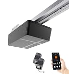 Schartec Prime 600 WiFi Garagentorantrieb mit WLAN inkl. Schiene smart Garagentoröffner Smarter Toröffner Set Garagentor Antrieb für Schwingtor & Sektionaltor