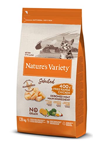 Nature's Variety Selected - Pienso para gatitos con pollo campero deshuesado 1,25 Kg