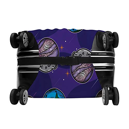 Valise housse de protection de bagages Terre Saturne lavable