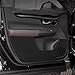 Car Door Anti Kick Pad Cover Compatible with Honda CRV 2023-2025, Door Scratch Protector Molding Trim, Interior Dirty Collision Stickers for CR-V 2023-2025, Carbon Fiber Leather (4Pcs/Set)