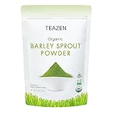 TEAZEN Organic Barley Sprout Juice Powder, Korean Organic Superfood Greens Grass, Great for Iced Tea...