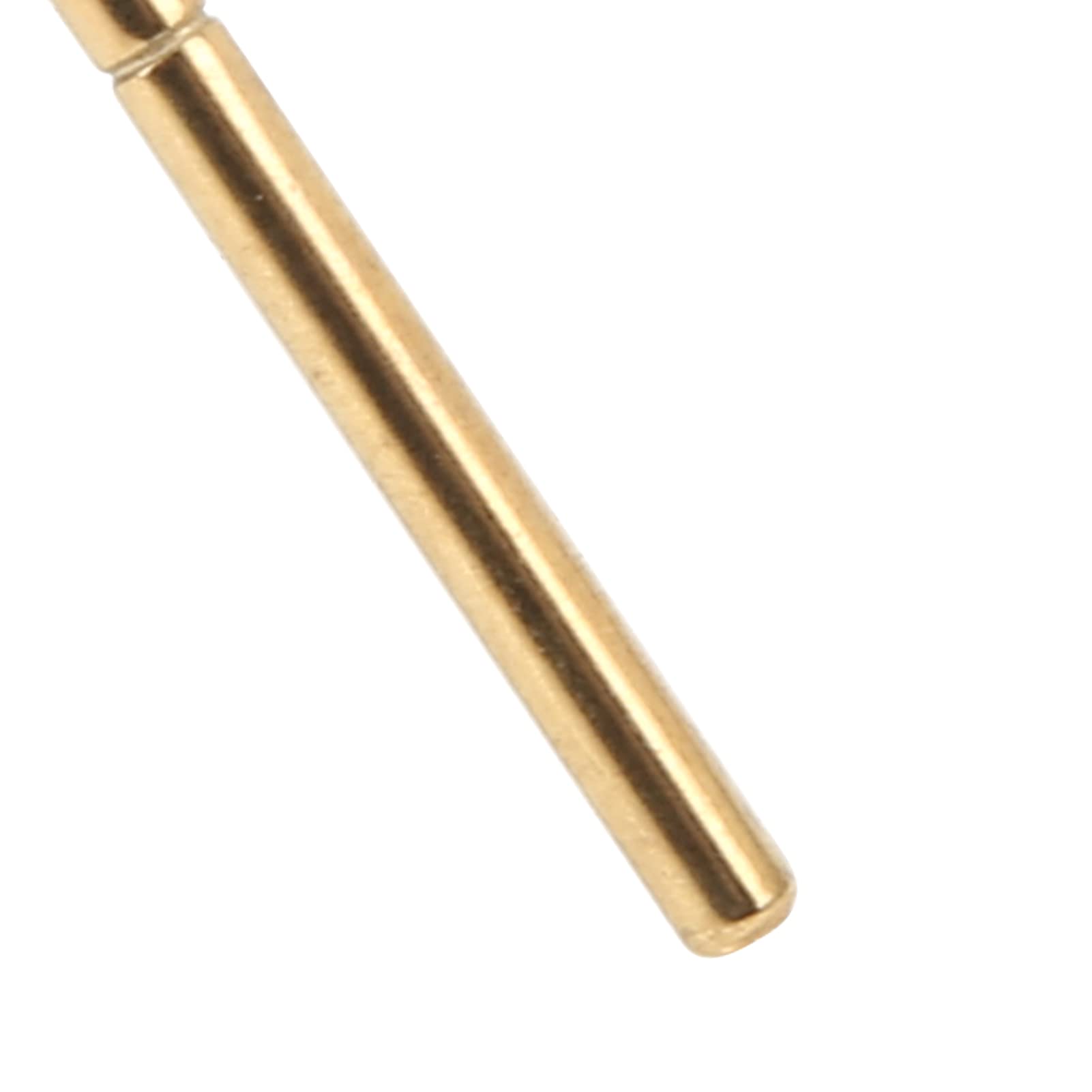 100 szt. Trwałych, Mosiężnych Pinów Sondy do Testowania Podzespołów Elektronicznych, Stabilna wydajność, Piny Pogo o średnicy 2,02 Mm do Testowania PCB, Stosowane Zespołów Obwodów Drukowanych