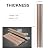 NeatiEase Wood Wall Panels, 9 Feet Acoustic Slat Wall Panels for Interior Wall Decor and Noise Reduction, Decorative Slat Wall Paneling, Natural Walnut, 6-Piece