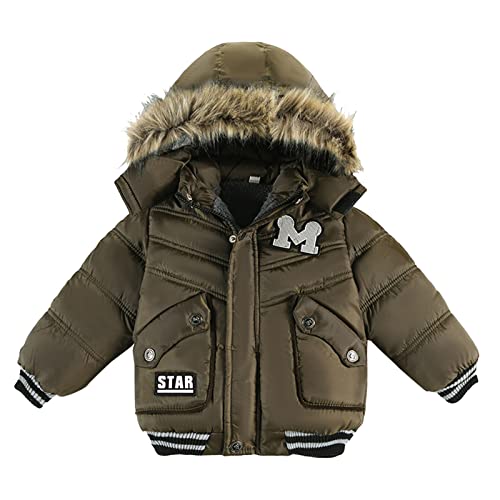 Children Winter Boy Jacket Coat Hooded Coat Fashion Kids Warm Clothes Jacket Boys Coat&jacket Boys Quilt Lined