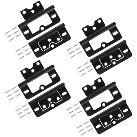 Qjaiune 8PCS Non-Mortise Hinges Cover