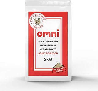 OMNI Vet Formulated Adult Dry Dog Food 2kg | Protein Rich Natural Ingredients Biscuits | Plant Powered Kibble Backed by Vets | Supported By Science, Planet Friendly and Made in UK