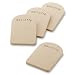 Produktbild kela Raclette Untersetzer Set 4teilig BAAR, Raclette Brettchen Holz 14 x 9,5 cm, Buchenholz, Raclette Zubehör Untersetzer, Raclette Parkplatz