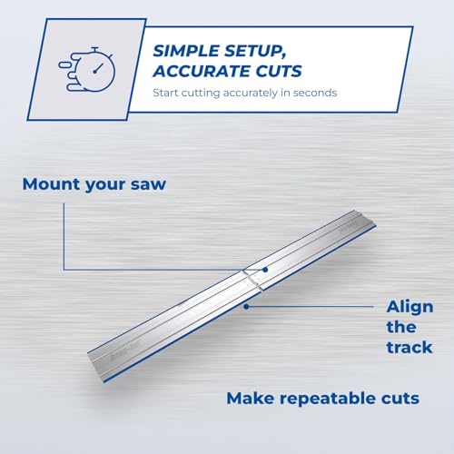 Kreg KMA2750 Accu-Cut Expansion Pack - For Circular Saw Track - Adds 50" Cutting Length - Compatible with Accu-Cut (KMA2700) - Track Guide Rail - Woodworking Tools - Professional-Grade by Kreg - Image 5