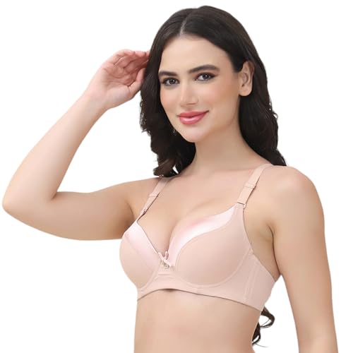Image of Quttos PrettyCat Underwire Lightly Padded Sexy Satin T-Shirt Bra