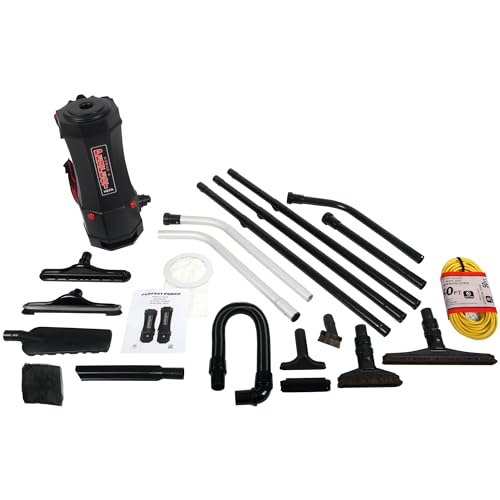 Cen-Tec 98097 6Qt HEPA Backpack Vacuum 20Ft Reach Kit