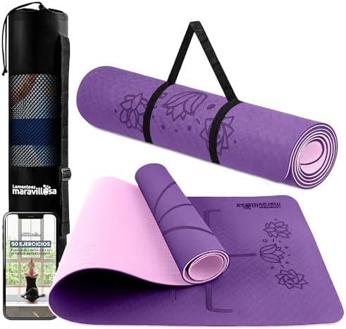 LA MENTE ES MARAVILLOSA - Esterilla de Yoga, Pilates y Fitness【E-...