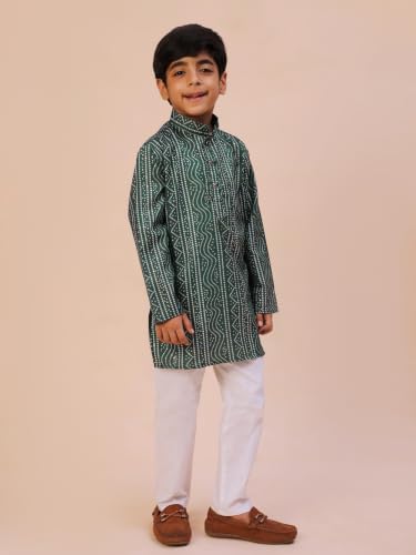 Image of Pro-Ethic Style Developer Kids Boys Kurta Pyjama Set, Festive, Ethnic Wear Set, Cotton, Striped Print (S-295)
