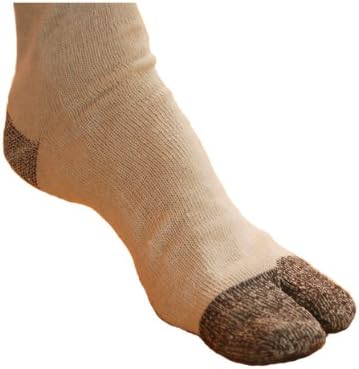 Japanese Tabi Ninja Socks- 6 Pairs (Size Us: 9-11)