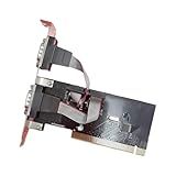 Ya en mundofriki.es: Oxxggkao Tarjeta de 2 puertos a RS232 de control industrial, tarjeta de expansión de computadora, adaptador de computadora con carcasa de metal industrial, adaptador PCI