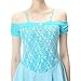 Kmeruoys Training Competition Long Sleeve Figure Skating Dress for Women Girl Roller Skating Dress (Color : Sky Blue, Size : 120CM)